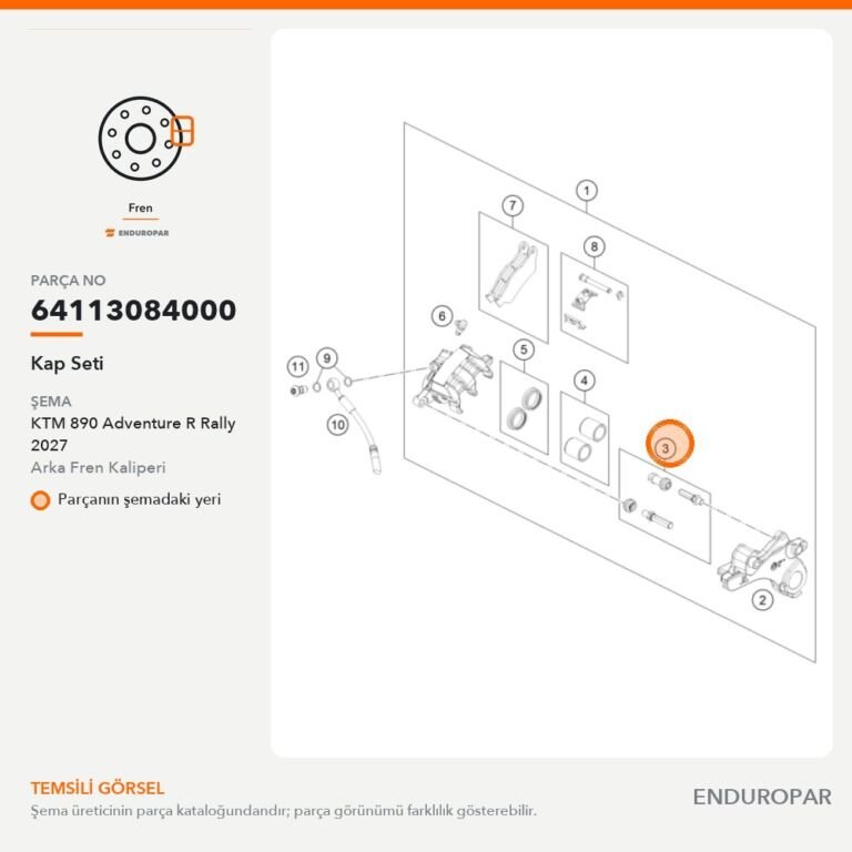 Kap Seti 64113084000 parça şeması