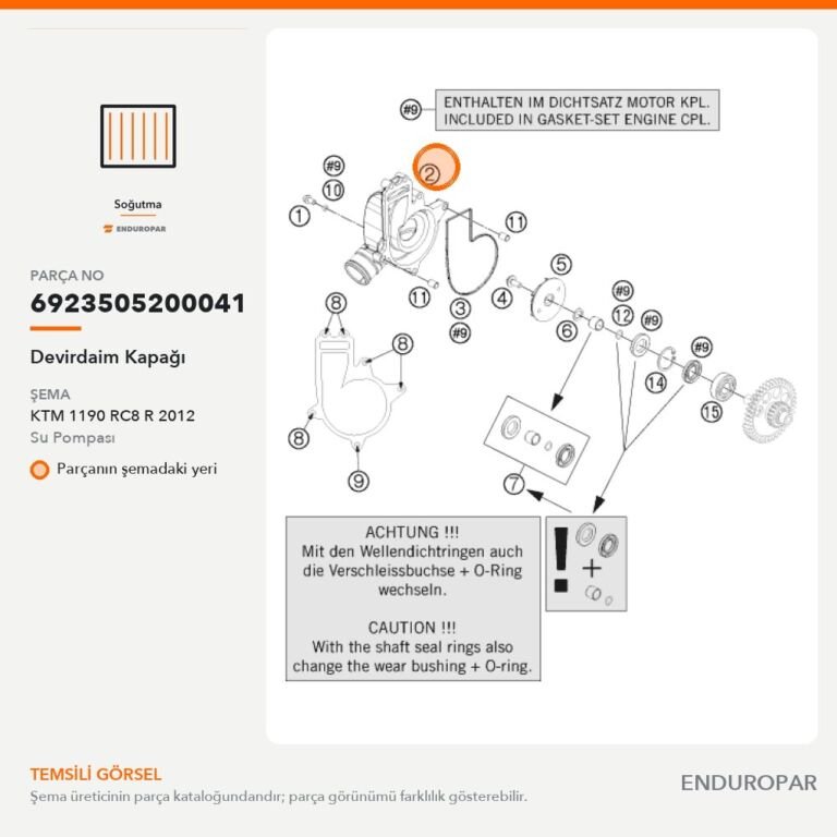 Devirdaim Kapağı 6923505200041 parça şeması