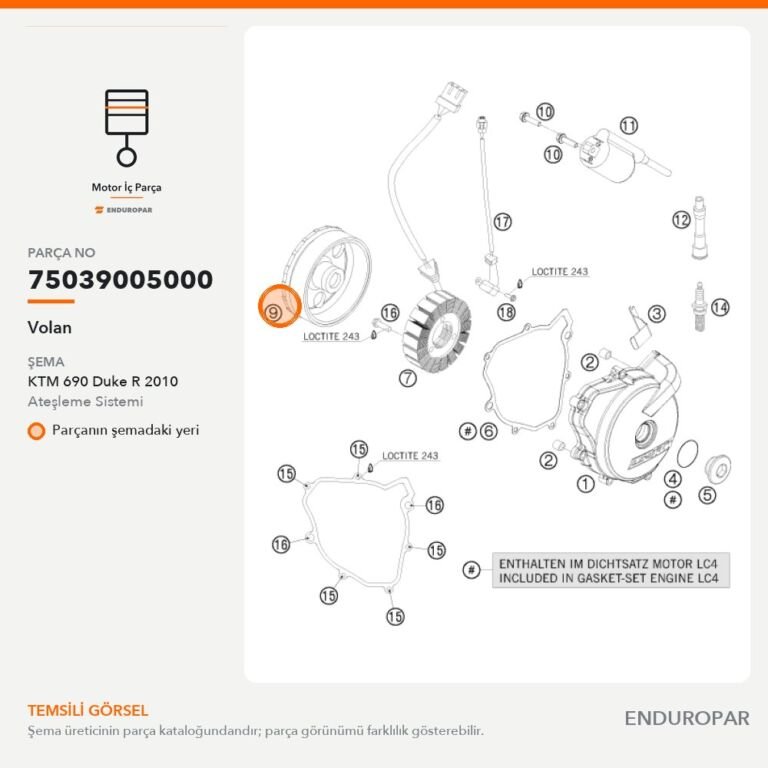 Volan 75039005000 parça şeması
