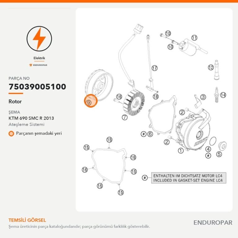 Rotor 75039005100 parça şeması