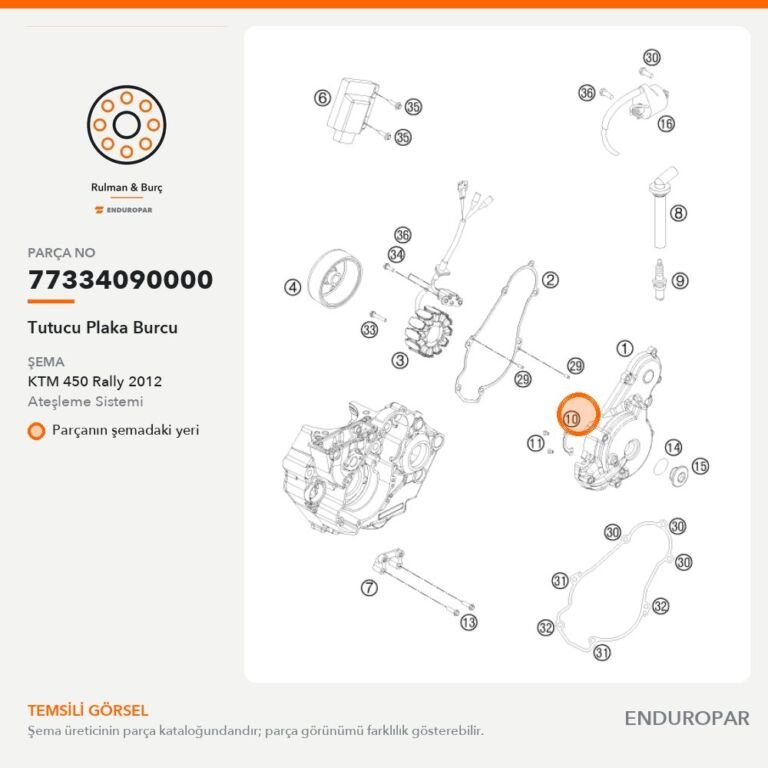 Tutucu Plaka Burcu 77334090000 parça şeması