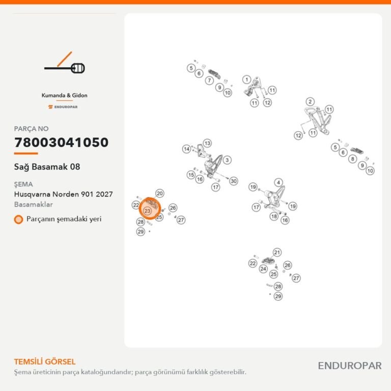 Sağ Basamak 08 78003041050 parça şeması