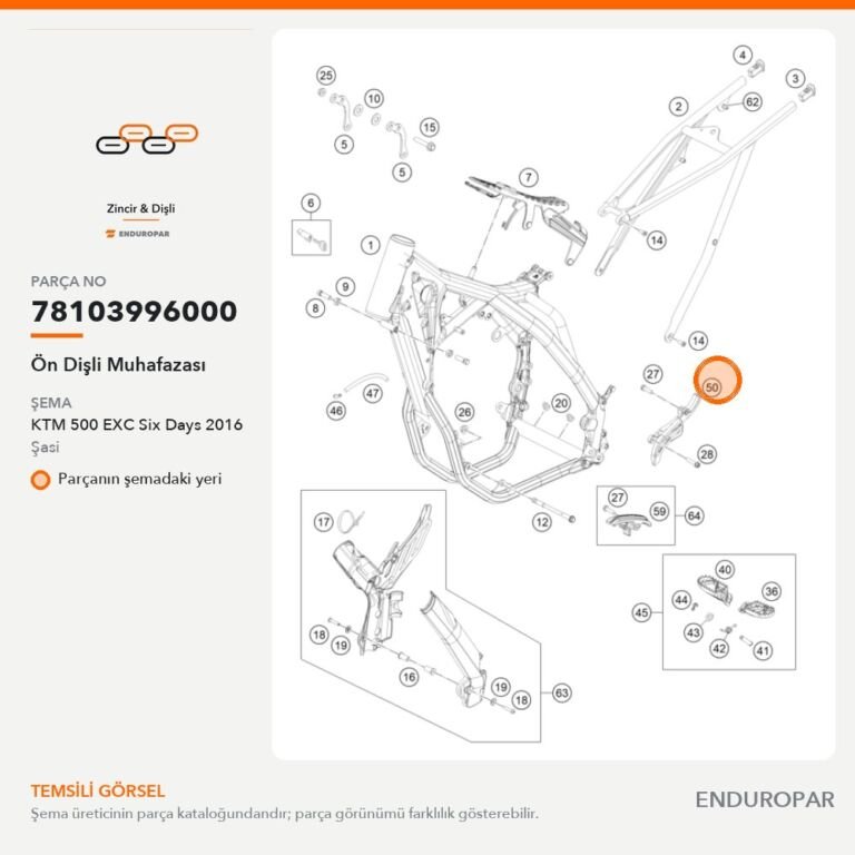 Ön Dişli Muhafazası 78103996000 parça şeması