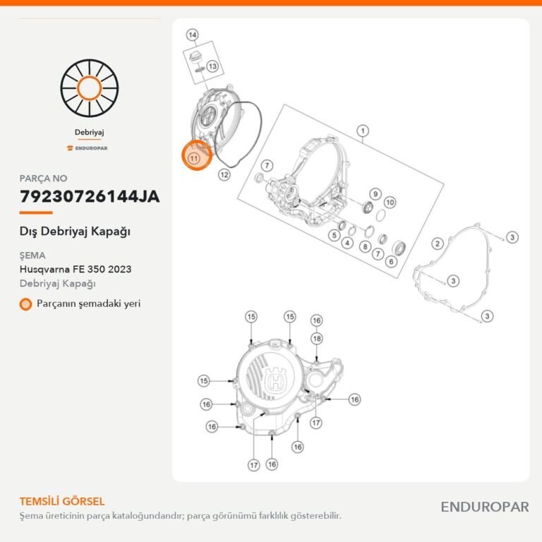 Dış Debriyaj Kapağı 79230726144JA parça şeması