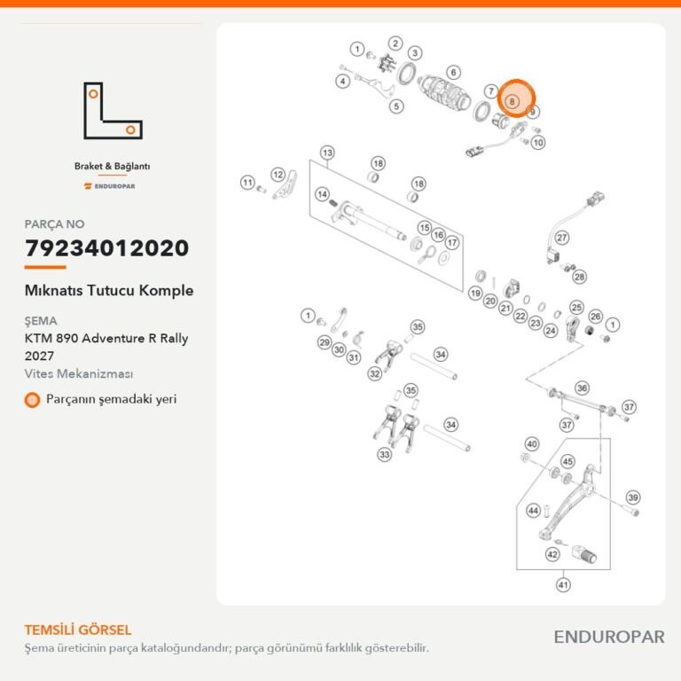 Mıknatıs Tutucu Komple 79234012020 parça şeması