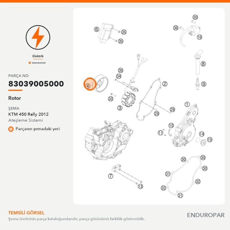 Rotor 83039005000 parça şeması