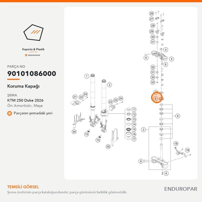 Koruma Kapağı 90101086000 parça şeması