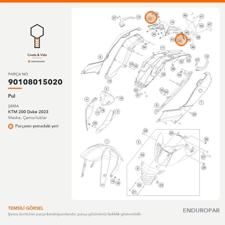 Pul 90108015020 parça şeması