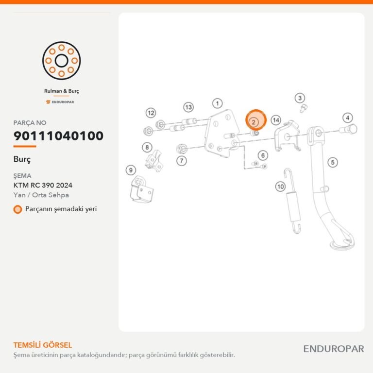 Burç 90111040100 parça şeması