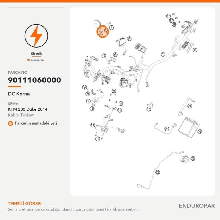 DC Korna 90111060000 parça şeması