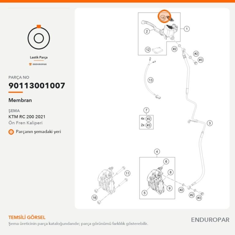 Membran 90113001007 parça şeması