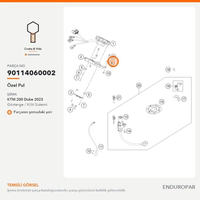 Özel Pul 90114060002 parça şeması