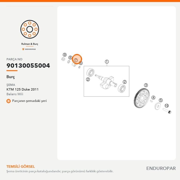 Burç 90130055004 parça şeması