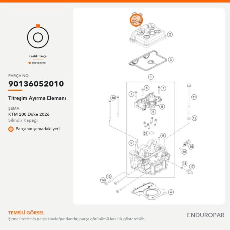 Titreşim Ayırma Elemanı 90136052010 parça şeması