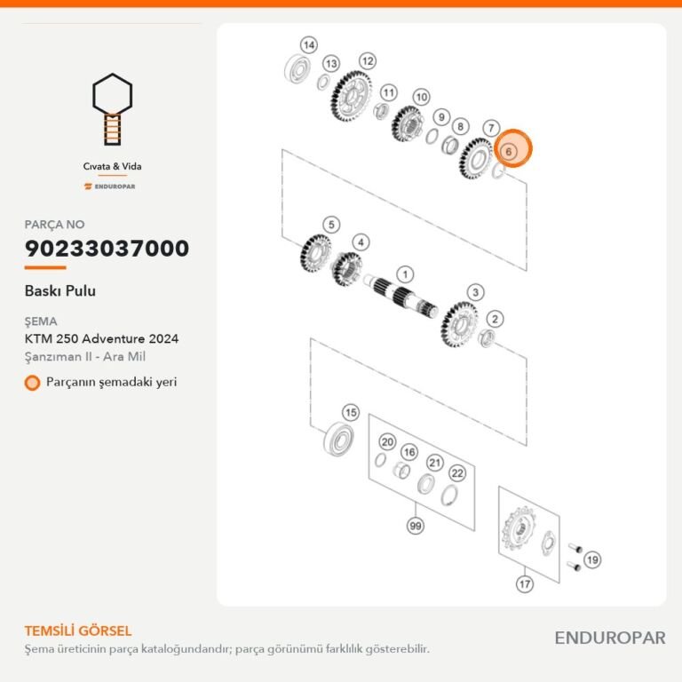 Baskı Pulu 90233037000 parça şeması