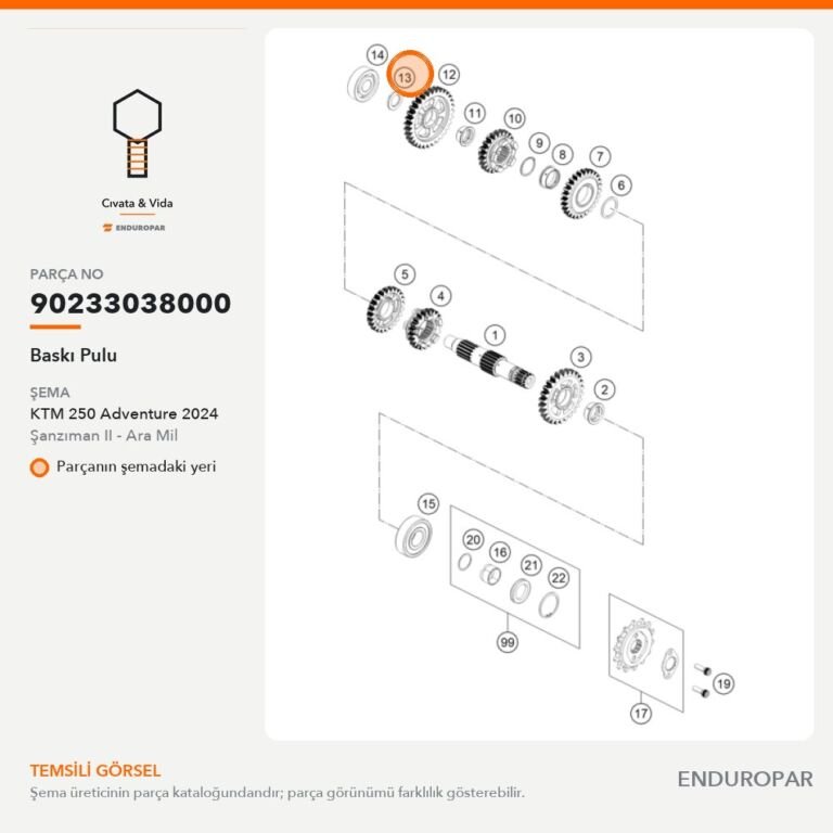Baskı Pulu 90233038000 parça şeması