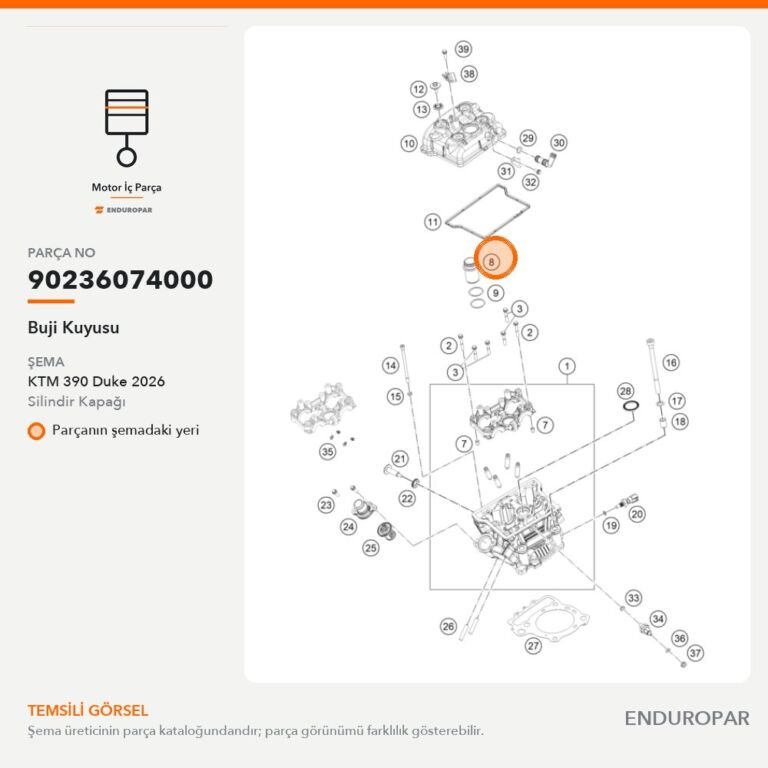 Buji Kuyusu 90236074000 parça şeması