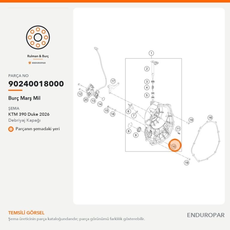 Burç Marş Mil 90240018000 parça şeması