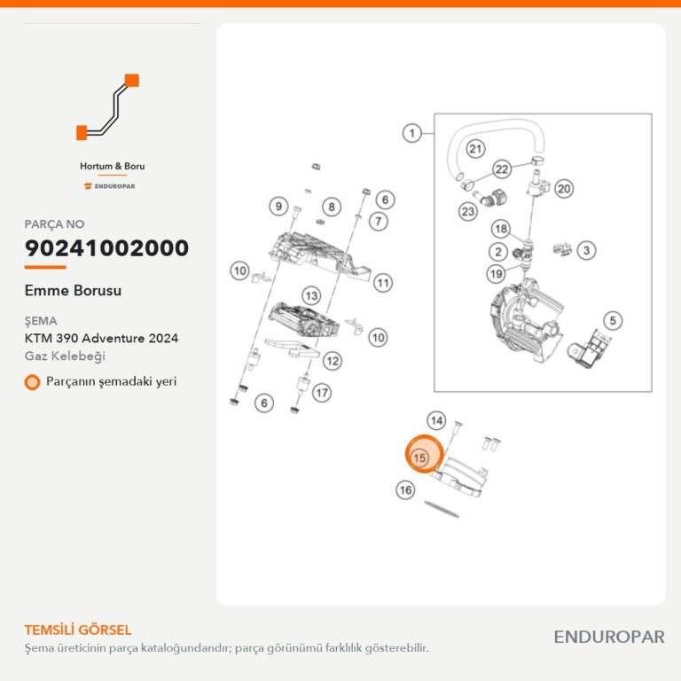 Emme Borusu 90241002000 parça şeması