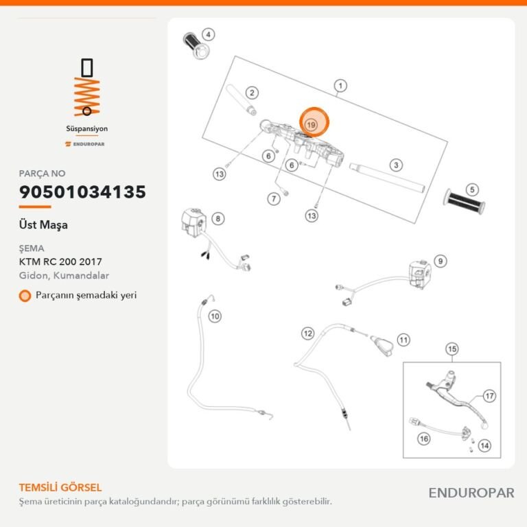 Üst Maşa 90501034135 parça şeması