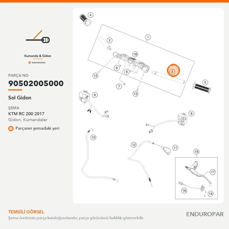 Sol Gidon 90502005000 parça şeması