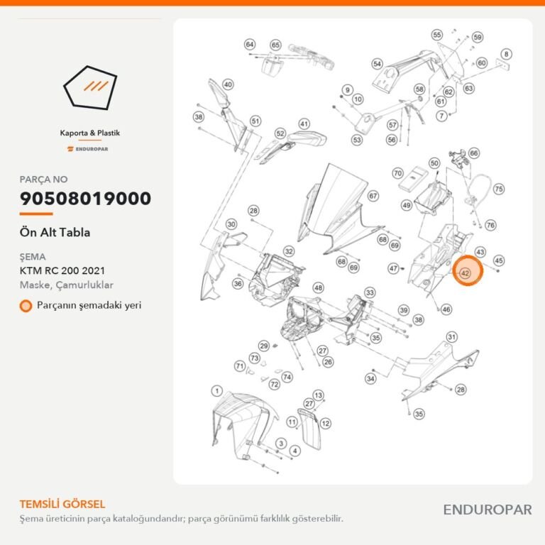 Ön Alt Tabla 90508019000 parça şeması