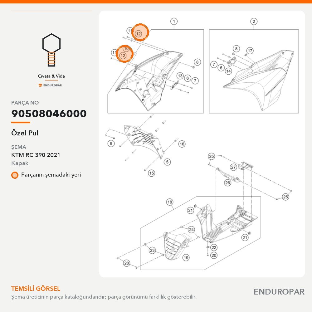 Özel Pul 90508046000 parça şeması