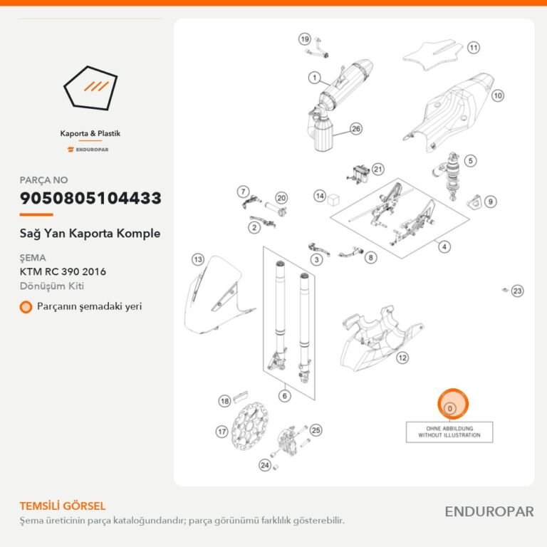 Sağ Yan Kaporta Komple 9050805104433 parça şeması
