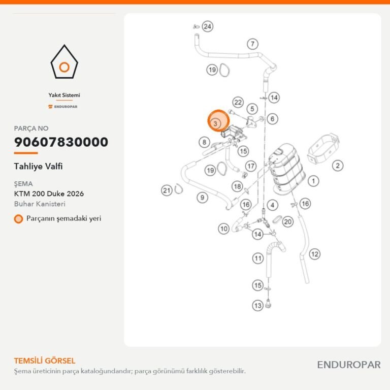 Tahliye Valfi 90607830000 parça şeması