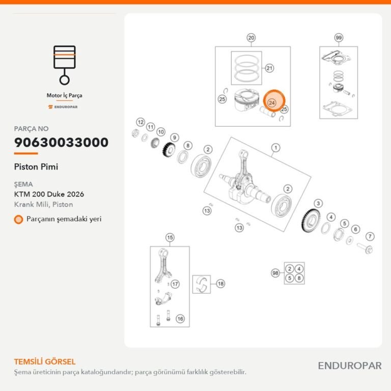 Piston Pimi 90630033000 parça şeması