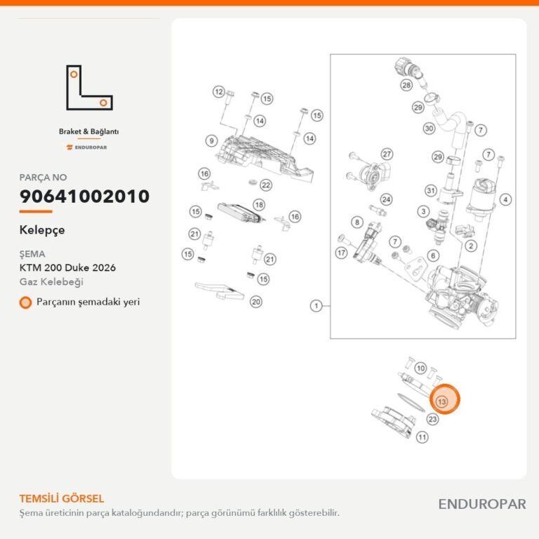 Kelepçe 90641002010 parça şeması