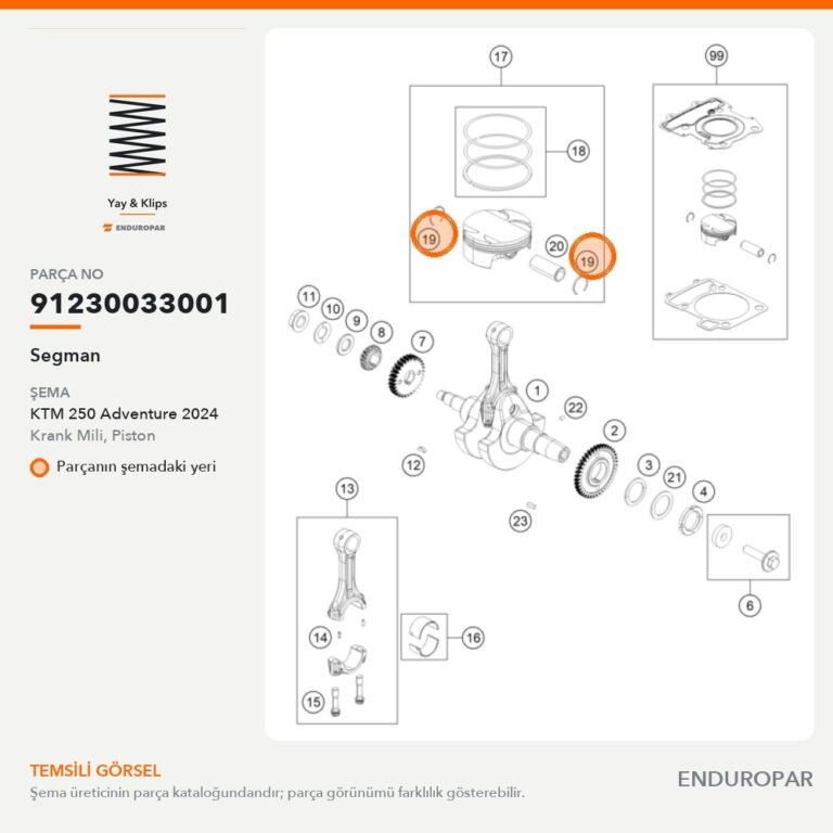 Segman 91230033001 parça şeması