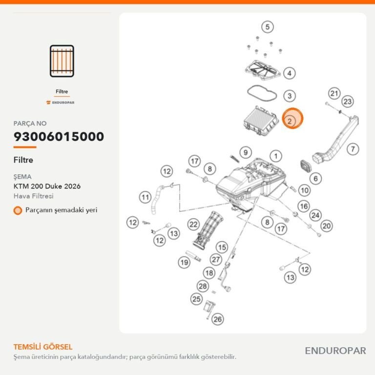Filtre 93006015000 parça şeması