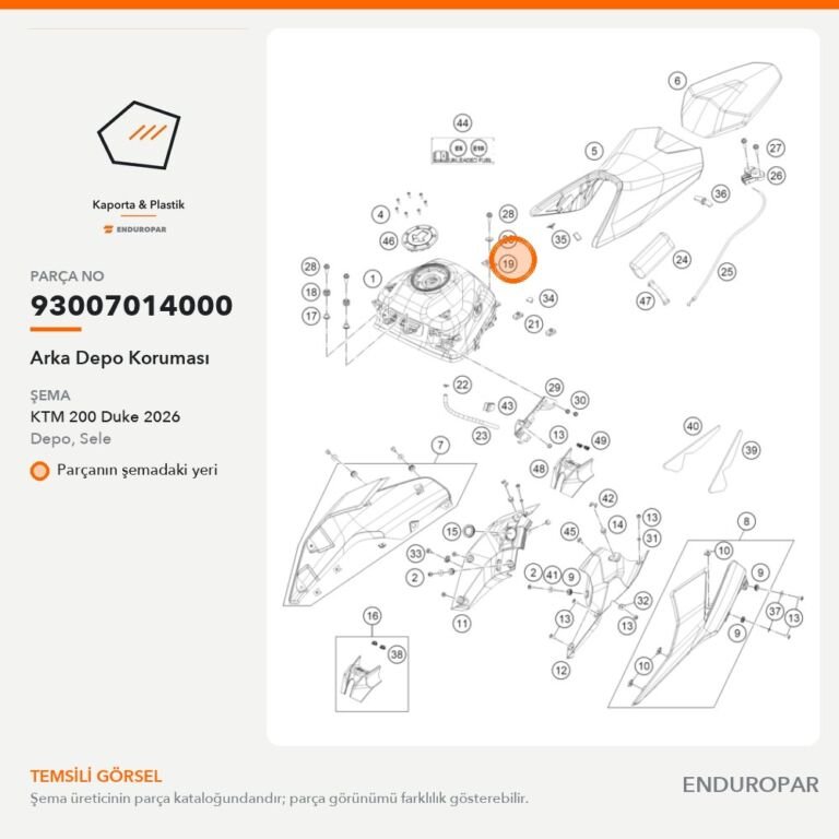 Arka Depo Koruması 93007014000 parça şeması