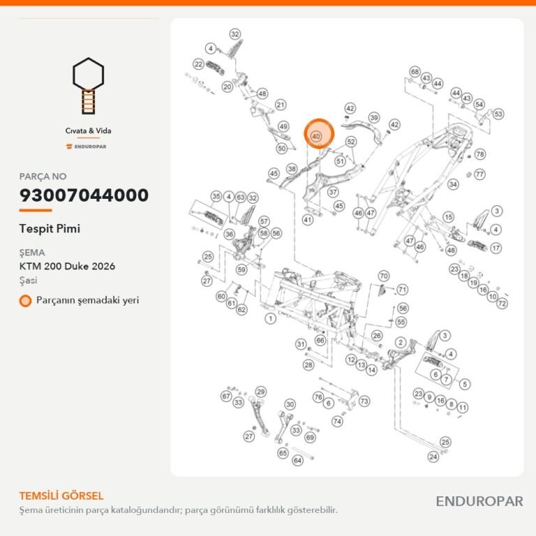 Tespit Pimi 93007044000 parça şeması