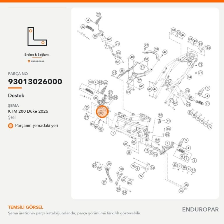 Destek 93013026000 parça şeması