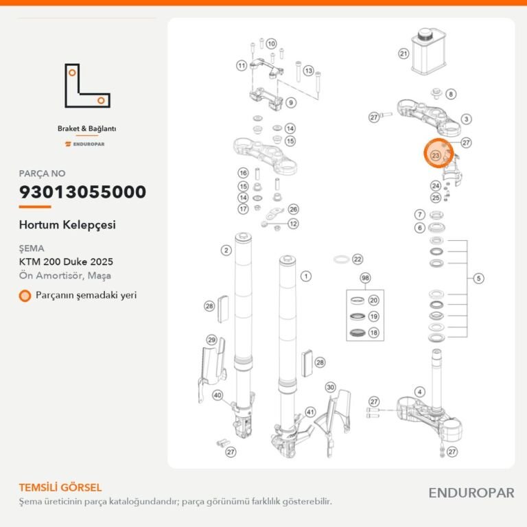 Hortum Kelepçesi 93013055000 parça şeması