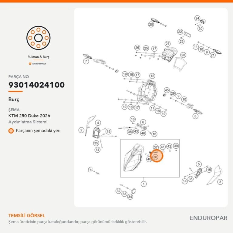 Burç 93014024100 parça şeması
