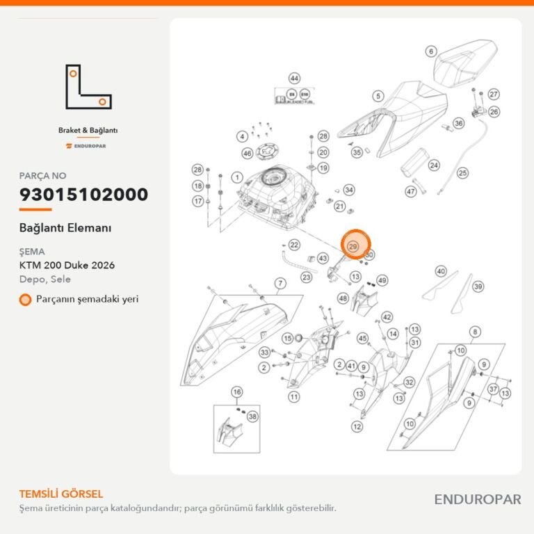 Bağlantı Elemanı 93015102000 parça şeması