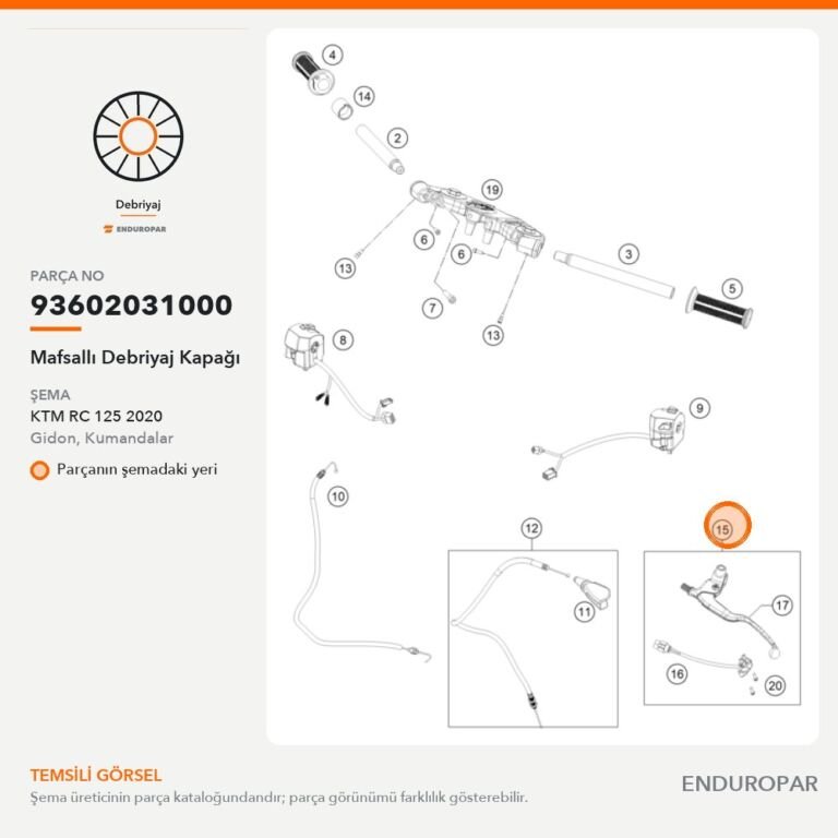 Mafsallı Debriyaj Kapağı 93602031000 parça şeması