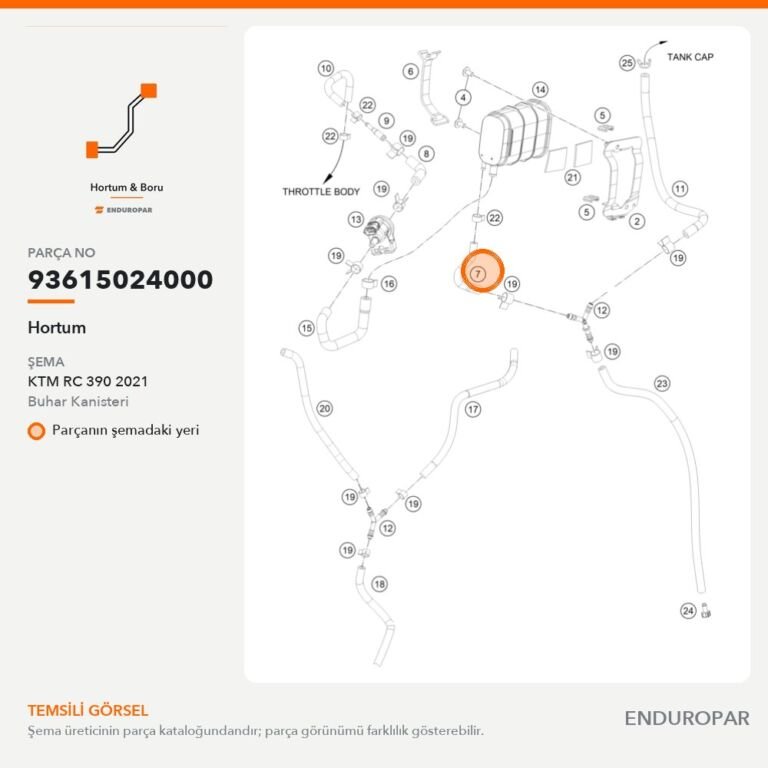 Hortum 93615024000 parça şeması