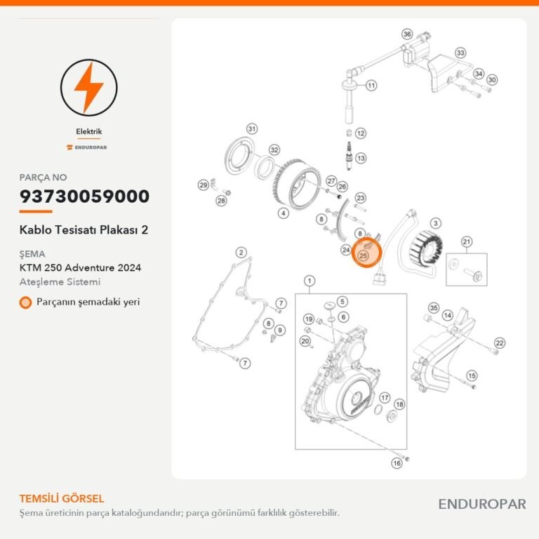 Kablo Tesisatı Plakası 2 93730059000 parça şeması