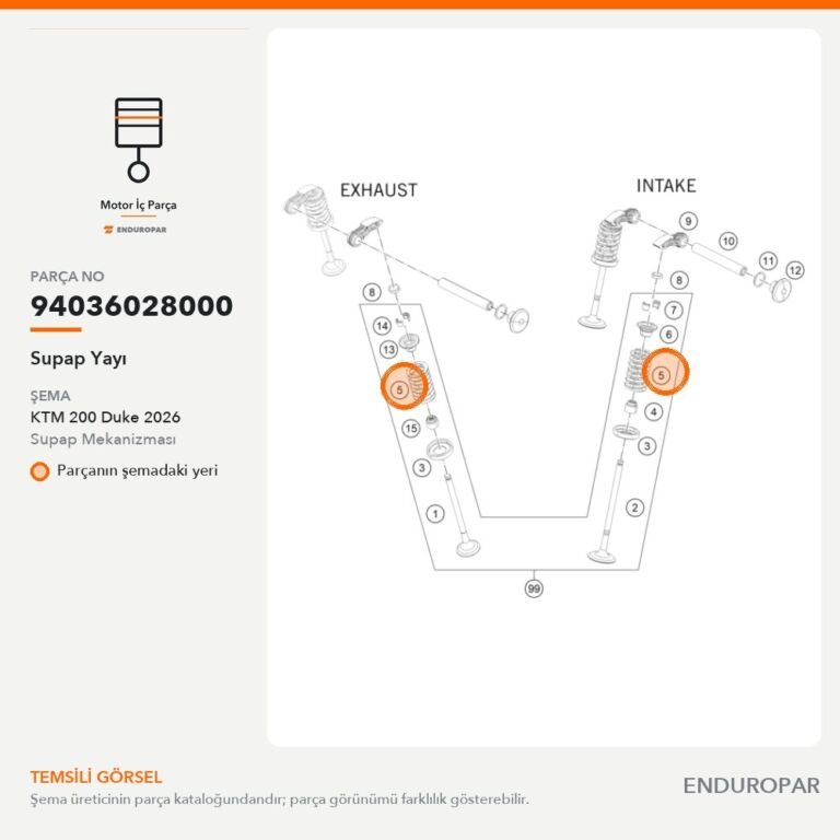 Supap Yayı 94036028000 parça şeması