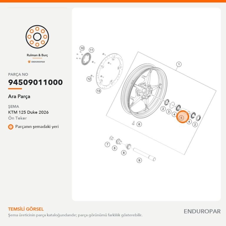 Ara Parça 94509011000 parça şeması
