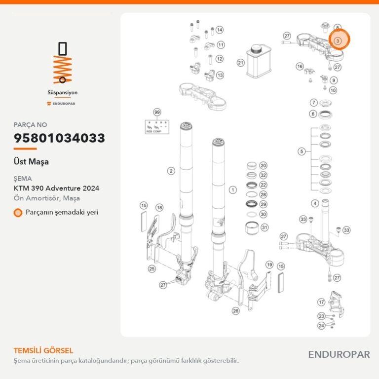 Üst Maşa 95801034033 parça şeması