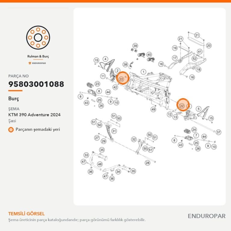 Burç 95803001088 parça şeması