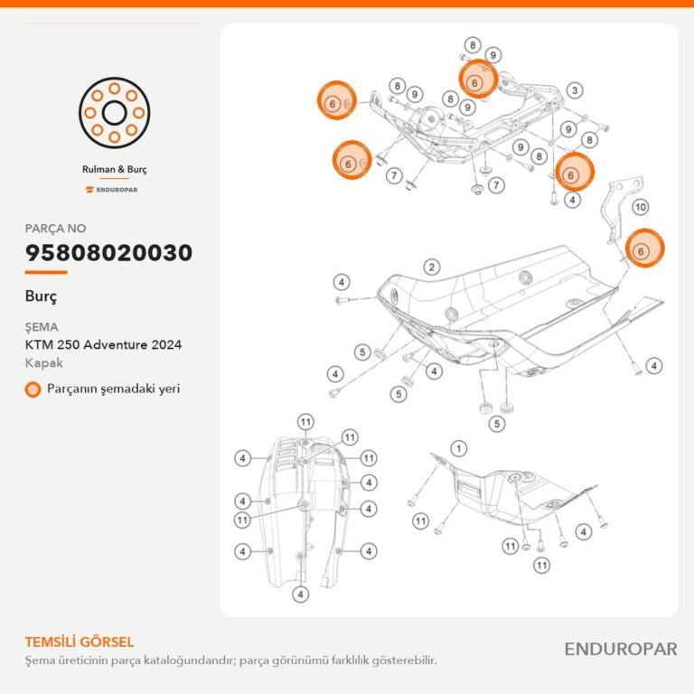 Burç 95808020030 parça şeması