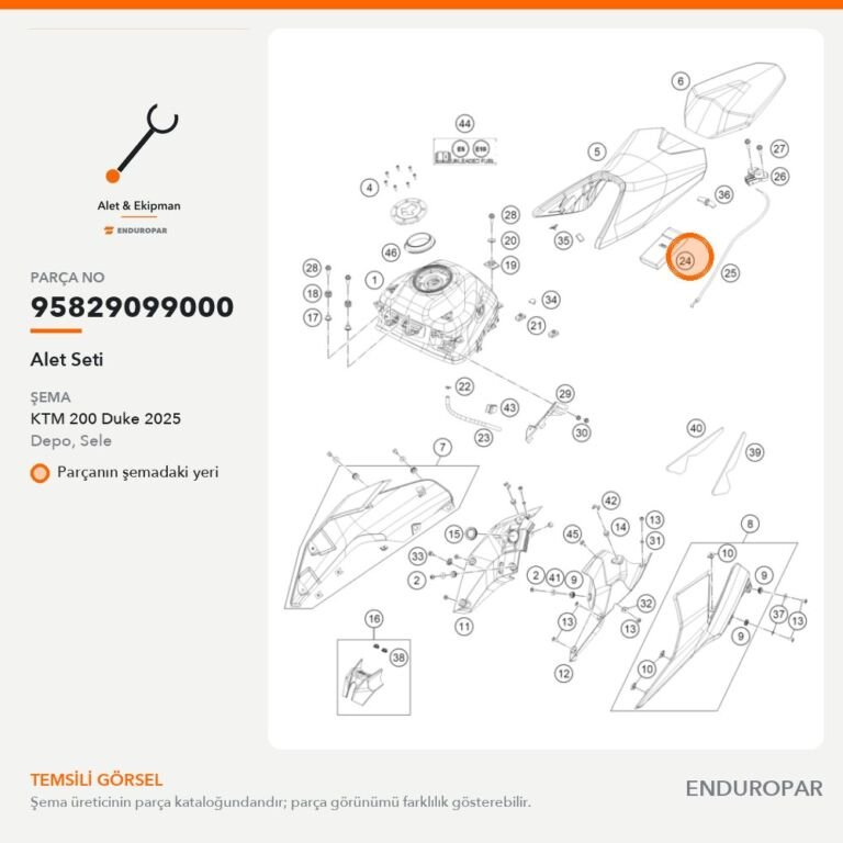 Alet Seti 95829099000 parça şeması