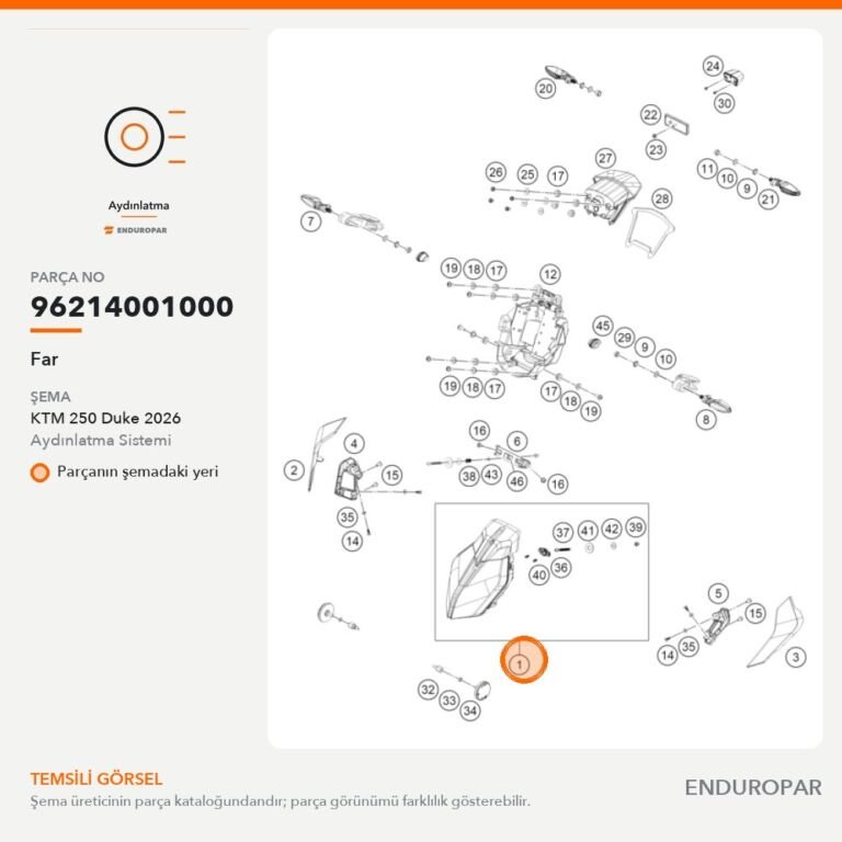 Far 96214001000 parça şeması