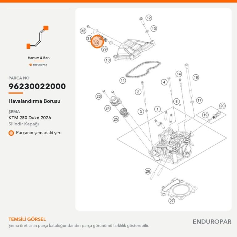 Havalandırma Borusu 96230022000 parça şeması